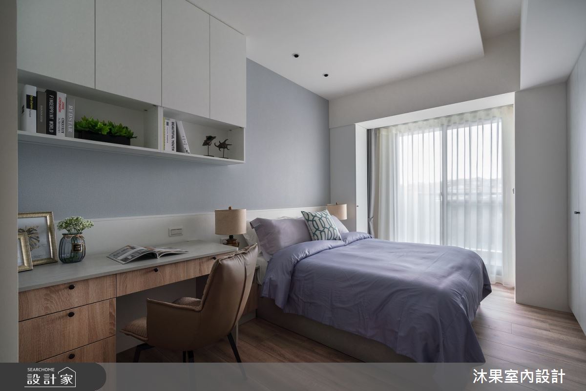 55坪新成屋(5年以下)＿現代風臥室工作區案例圖片＿沐果室內設計有限公司＿沐果_25新北55坪現代風之17
