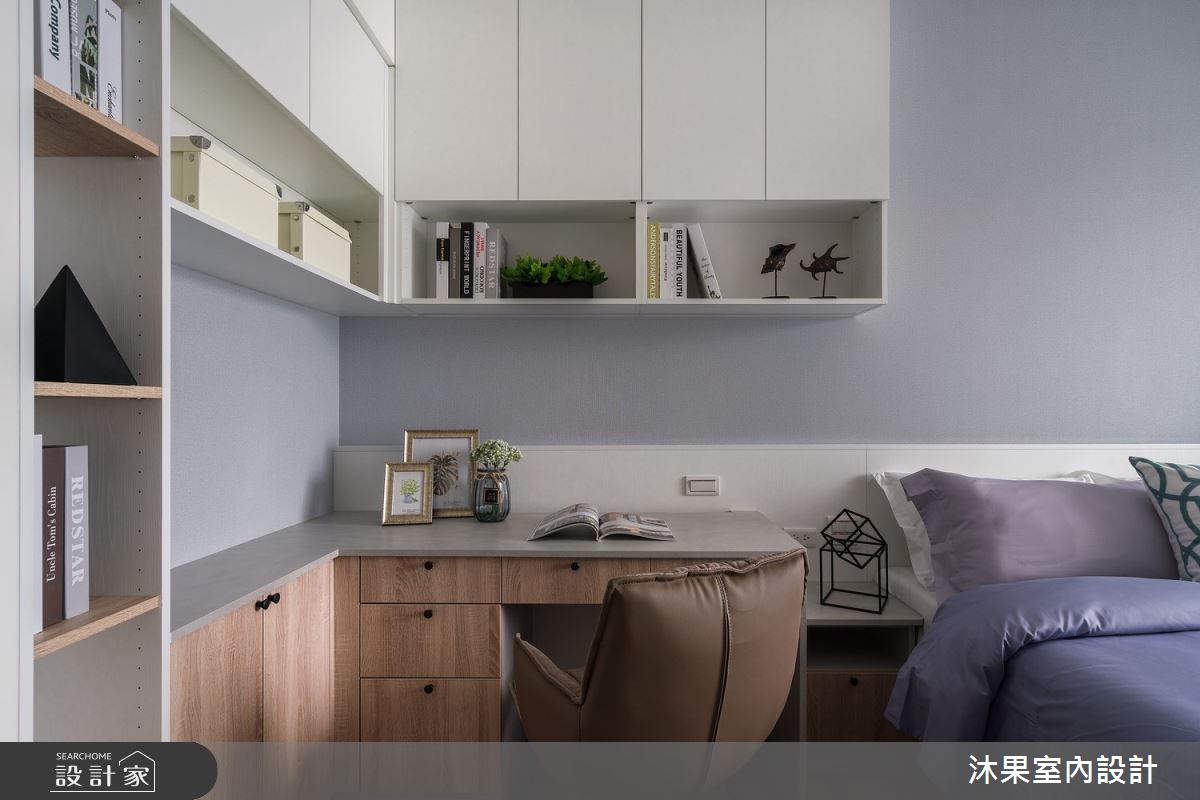 55坪新成屋(5年以下)＿現代風臥室工作區案例圖片＿沐果室內設計有限公司＿沐果_25新北55坪現代風之18