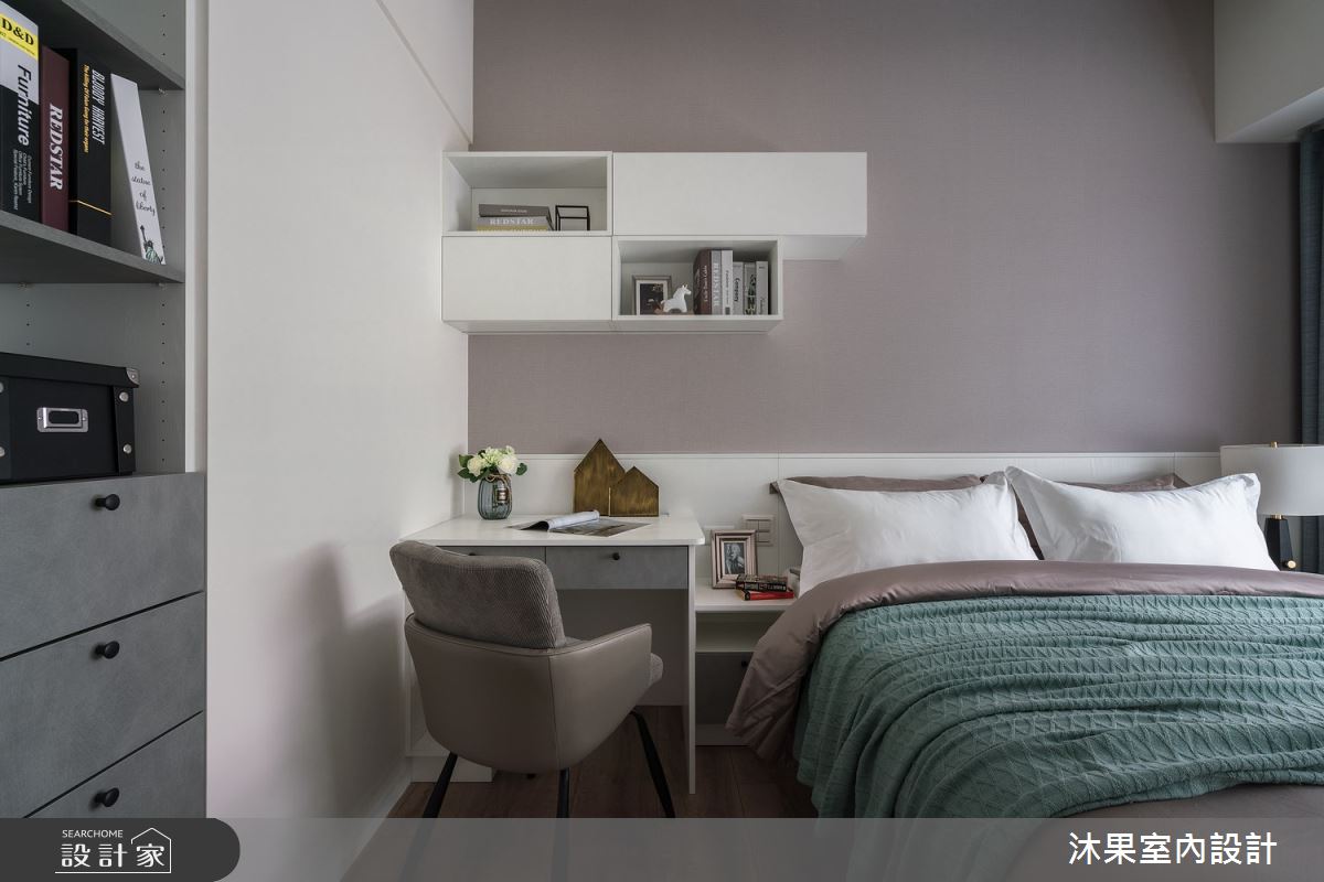 55坪新成屋(5年以下)＿現代風臥室工作區案例圖片＿沐果室內設計有限公司＿沐果_25新北55坪現代風之19