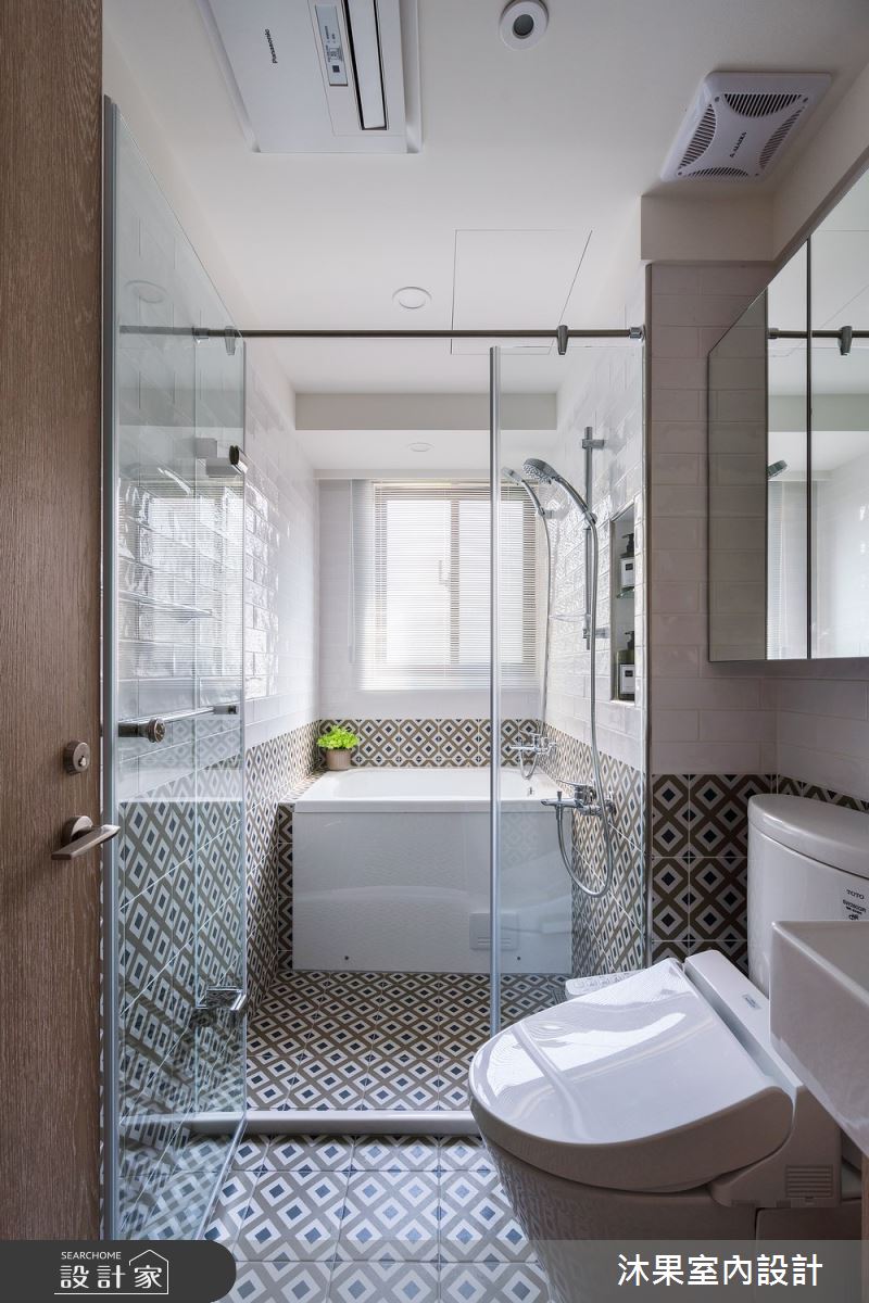 31坪中古屋(5~15年)＿混搭風浴室案例圖片＿沐果室內設計有限公司＿沐果_26新北31坪混搭風之13