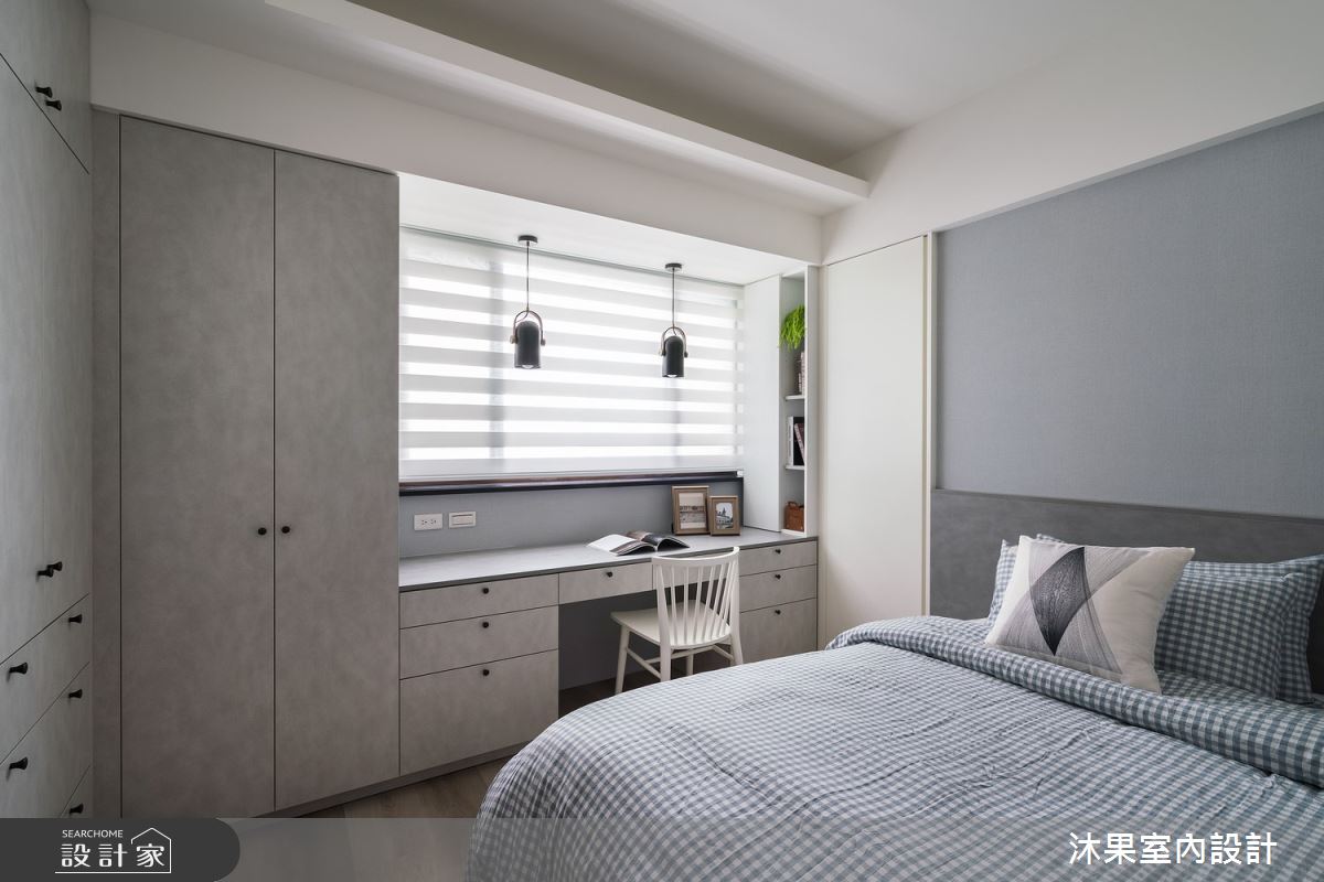 31坪中古屋(5~15年)＿混搭風臥室案例圖片＿沐果室內設計有限公司＿沐果_26新北31坪混搭風之14