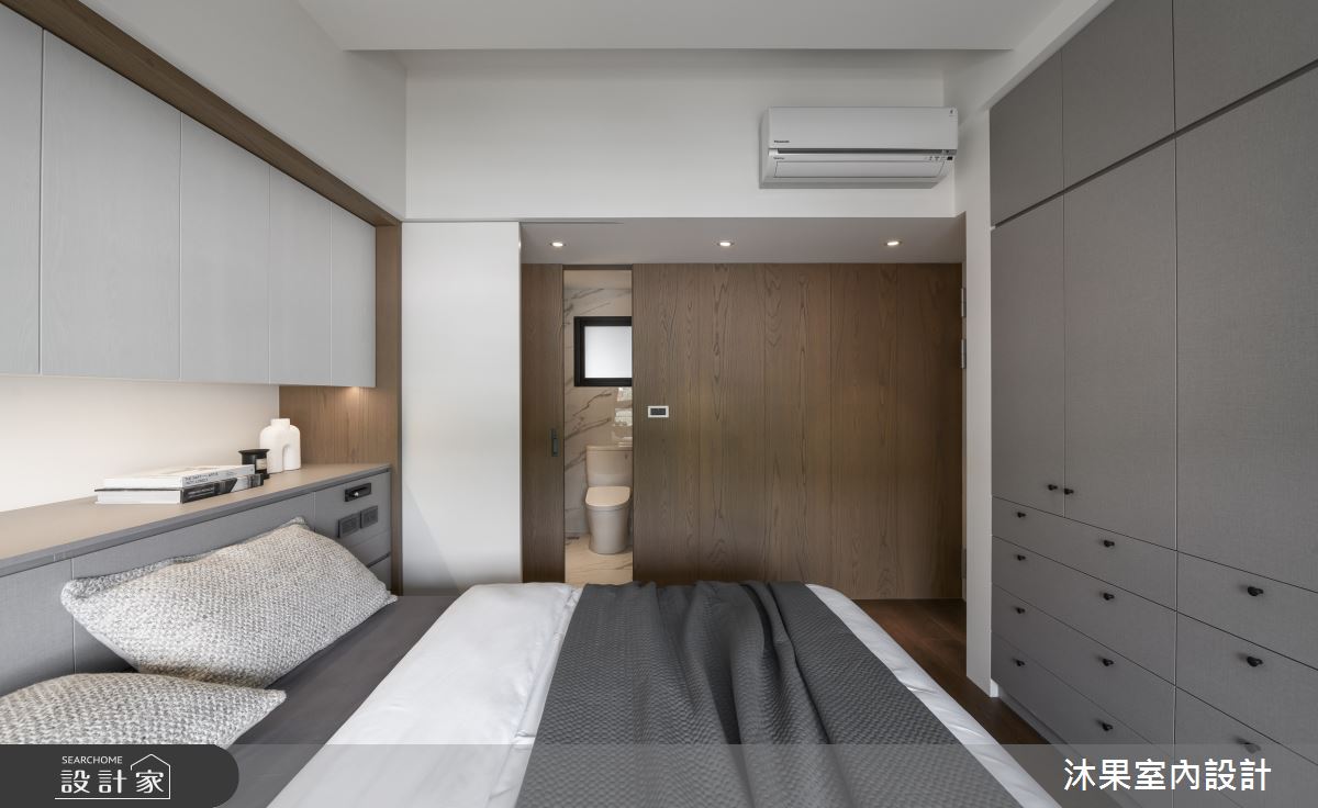 35坪新成屋(5年以下)＿現代人文禪風臥室浴室案例圖片＿沐果室內設計有限公司＿沐果_31台北_35坪現代人文禪風之20