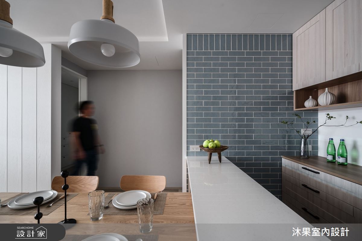 30坪老屋(16~30年)＿現代風餐廳廚房中島案例圖片＿沐果室內設計有限公司＿沐果_32新北_30坪現代風之8