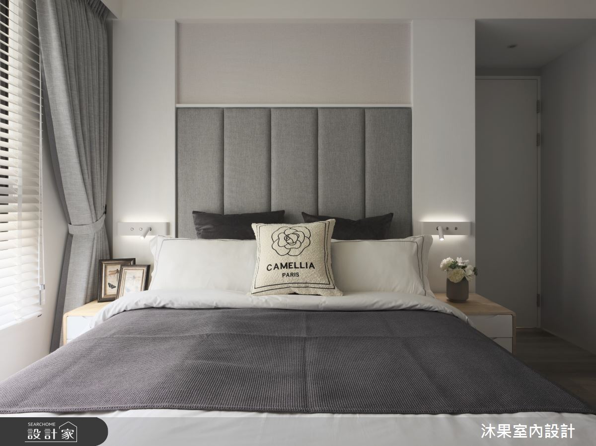 30坪新成屋(5年以下)＿北歐簡約風臥室案例圖片＿沐果室內設計有限公司＿沐果_33新北_30坪北歐簡約風之13