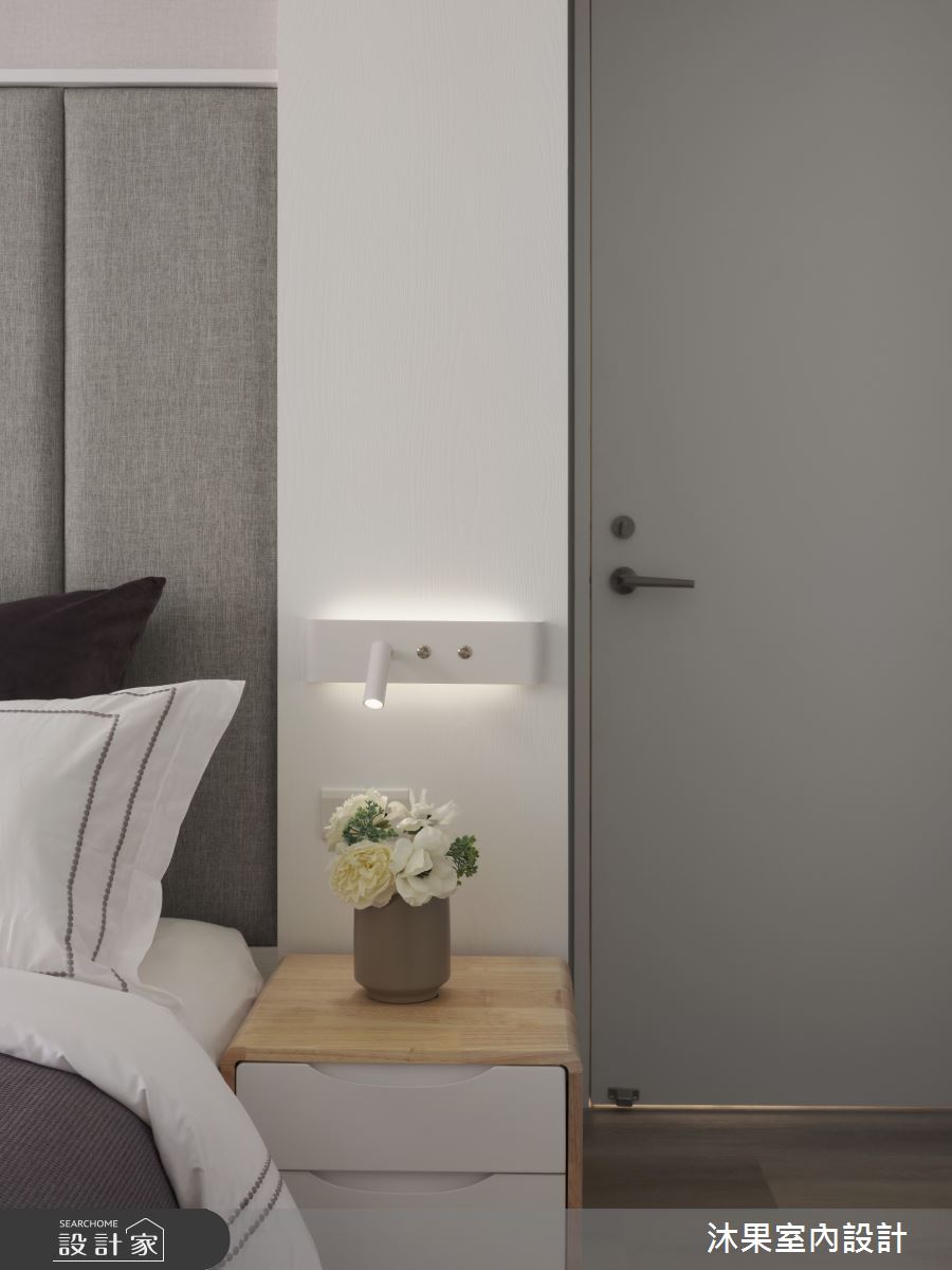 30坪新成屋(5年以下)＿北歐簡約風臥室案例圖片＿沐果室內設計有限公司＿沐果_33新北_30坪北歐簡約風之14