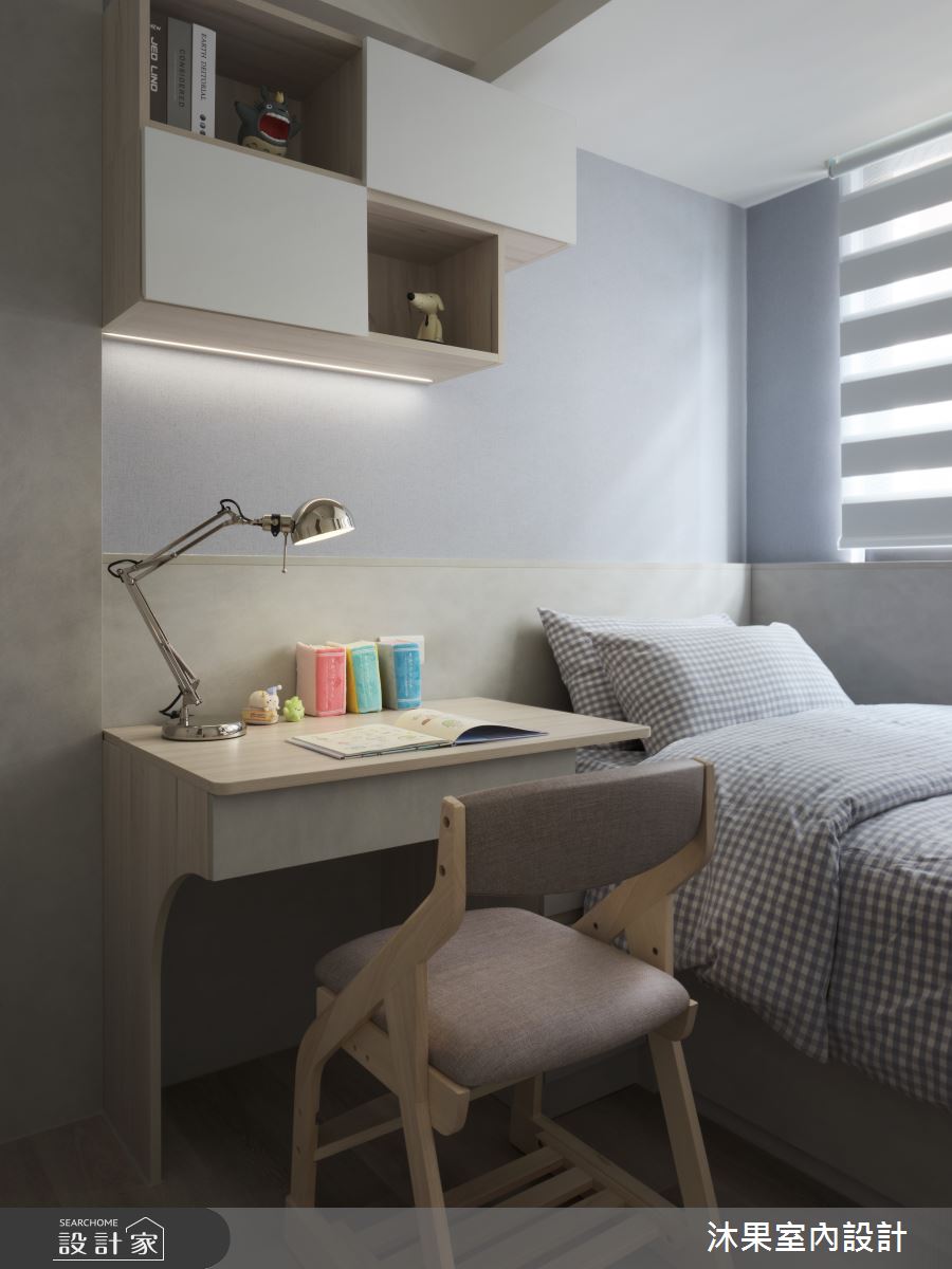 30坪新成屋(5年以下)＿北歐簡約風臥室案例圖片＿沐果室內設計有限公司＿沐果_33新北_30坪北歐簡約風之16