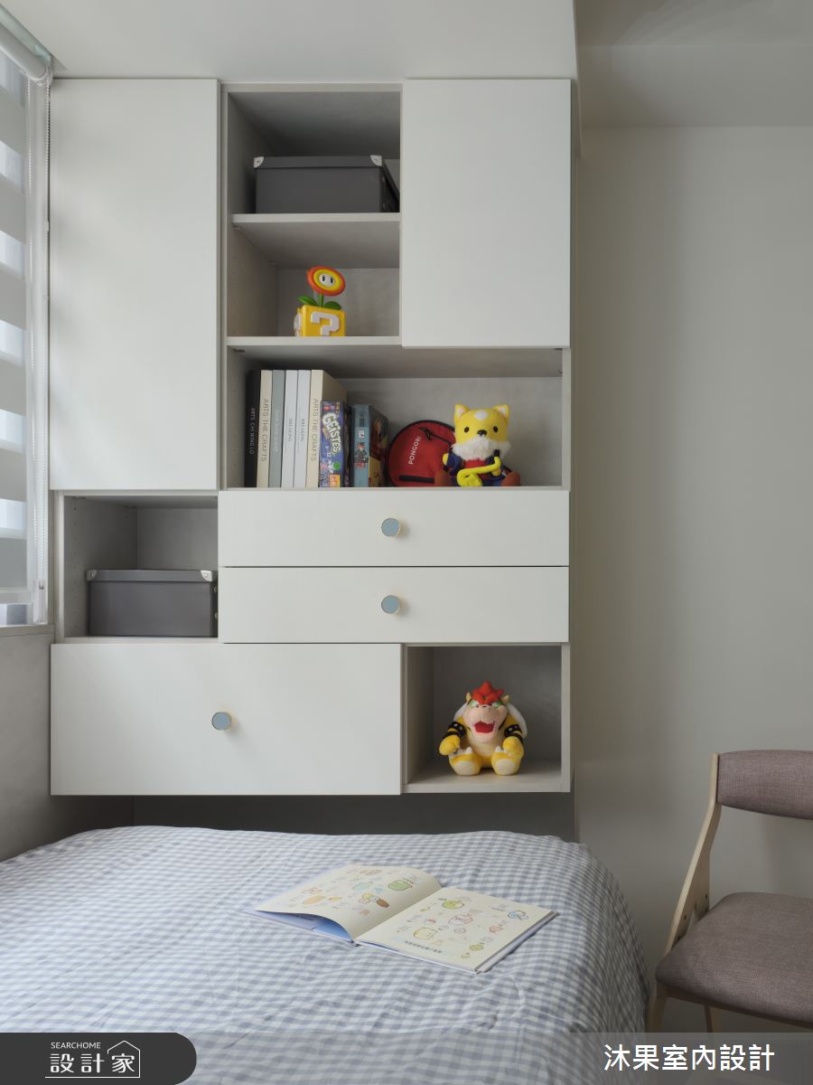 30坪新成屋(5年以下)＿北歐簡約風臥室案例圖片＿沐果室內設計有限公司＿沐果_33新北_30坪北歐簡約風之18