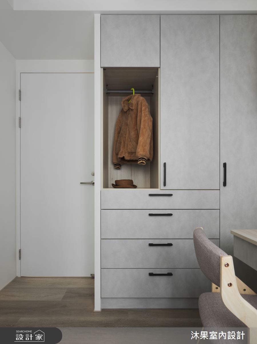 30坪新成屋(5年以下)＿北歐簡約風臥室案例圖片＿沐果室內設計有限公司＿沐果_33新北_30坪北歐簡約風之19