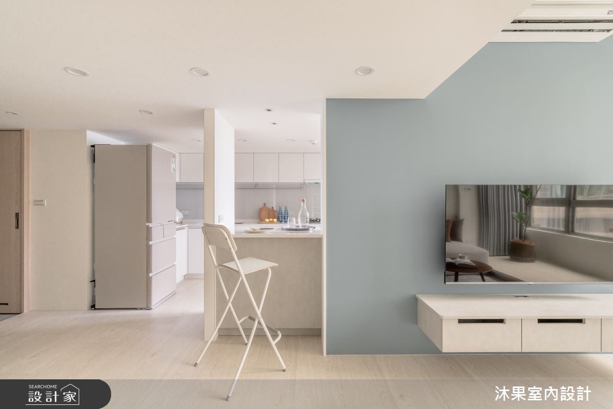 25坪老屋(16~30年)＿現代簡約風客廳餐廳廚房案例圖片＿沐果室內設計有限公司＿沐果_34新北_25坪現代簡約風之5