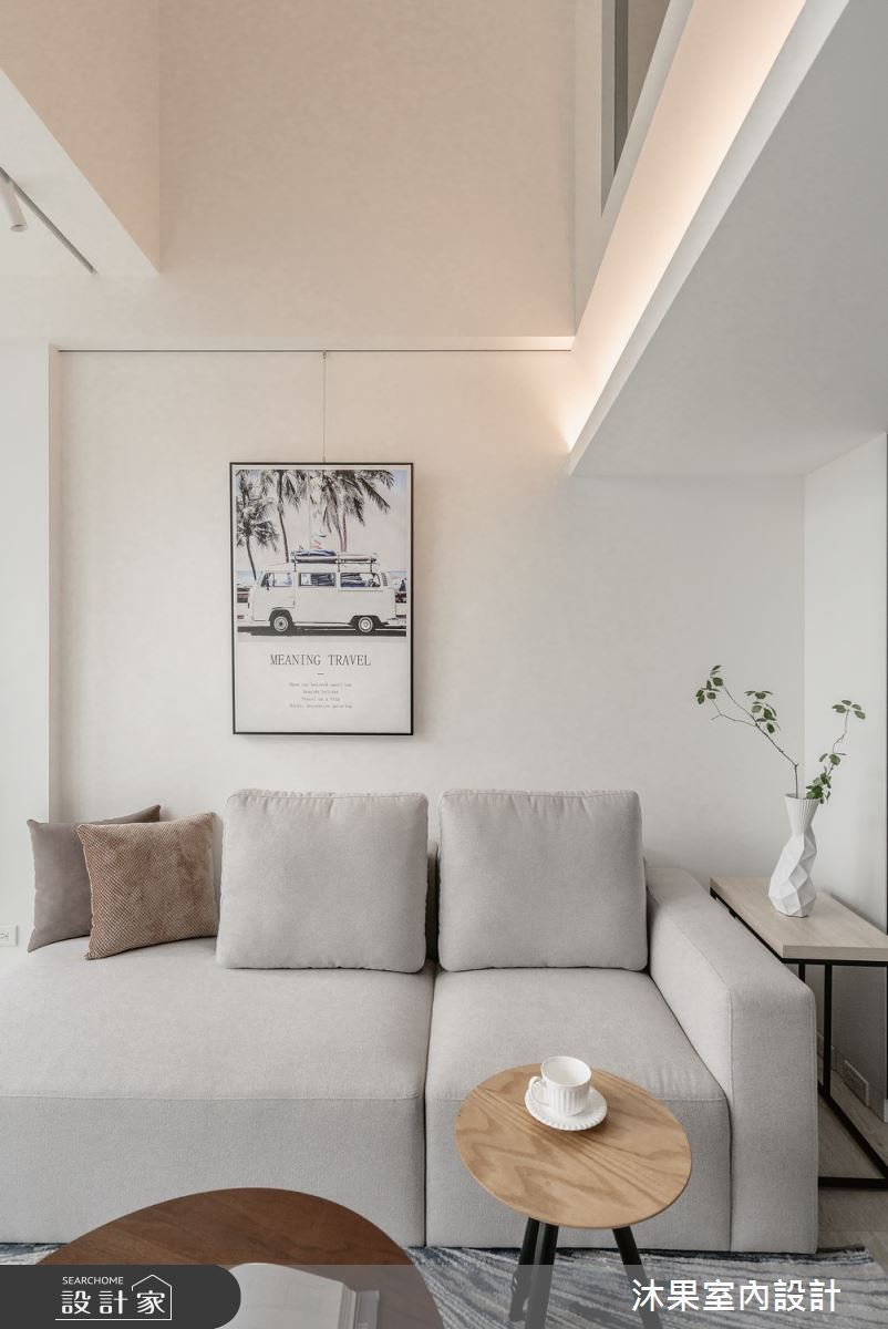 25坪老屋(16~30年)＿現代簡約風客廳案例圖片＿沐果室內設計有限公司＿沐果_34新北_25坪現代簡約風之8