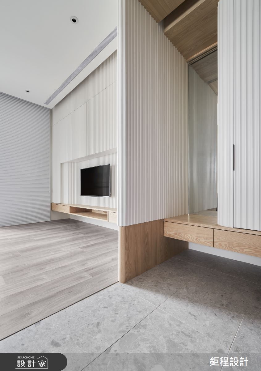 13坪中古屋(5~15年)＿現代風玄關客廳案例圖片＿鉅程設計＿鉅程_NO.01 Taipei-C宅之5