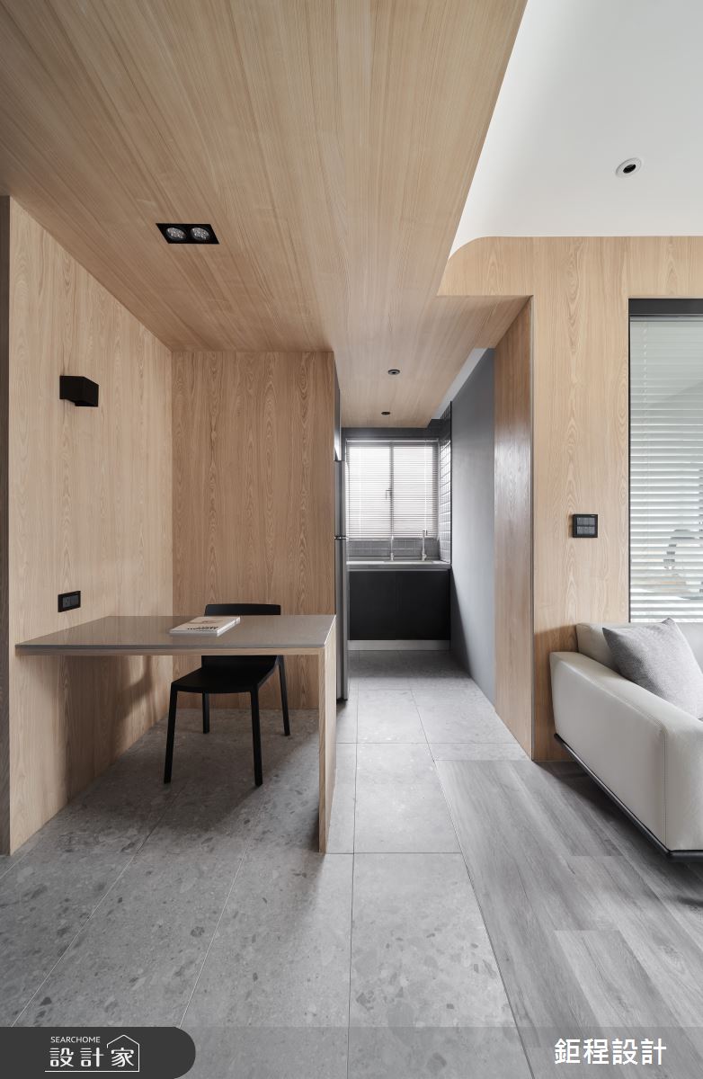 13坪中古屋(5~15年)＿現代風客廳餐廳案例圖片＿鉅程設計＿鉅程_NO.01 Taipei-C宅之3