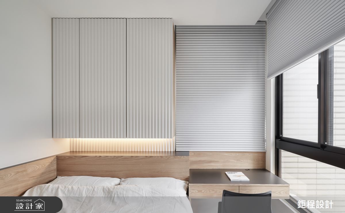 13坪中古屋(5~15年)＿現代風臥室案例圖片＿鉅程設計＿鉅程_NO.01 Taipei-C宅之12