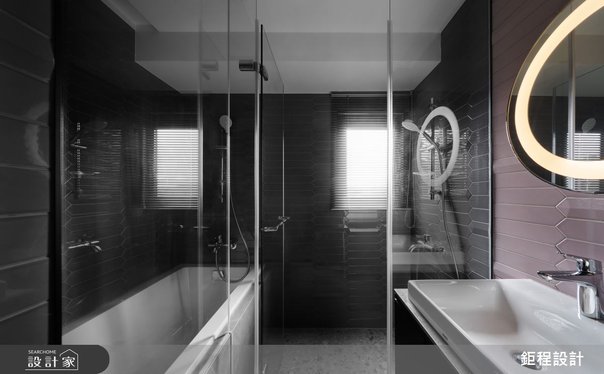 13坪中古屋(5~15年)＿現代風浴室案例圖片＿鉅程設計＿鉅程_NO.01 Taipei-C宅之15