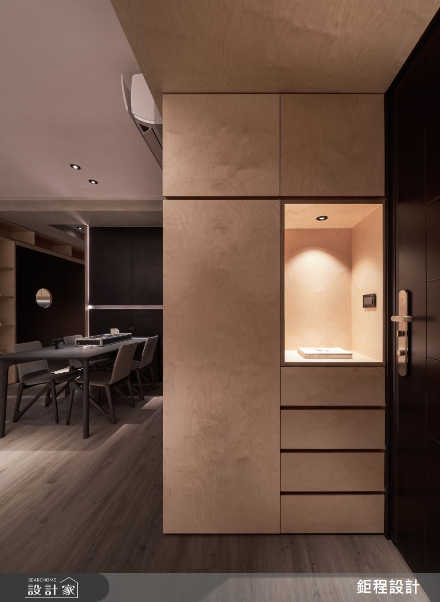 28坪新成屋(5年以下)＿現代風玄關案例圖片＿鉅程設計＿鉅程_NO.02 Hsinchu-C宅之11