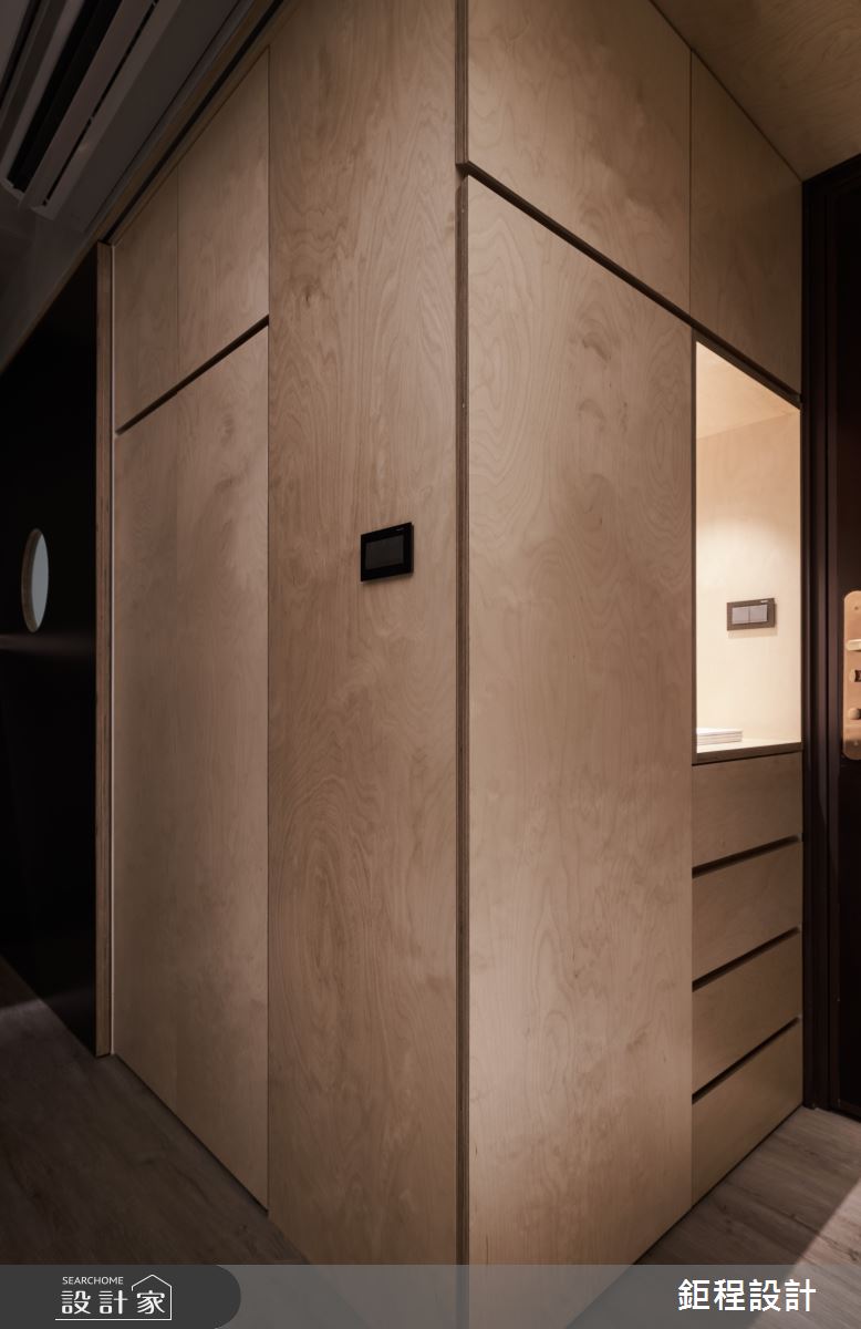 28坪新成屋(5年以下)＿現代風玄關案例圖片＿鉅程設計＿鉅程_NO.02 Hsinchu-C宅之12