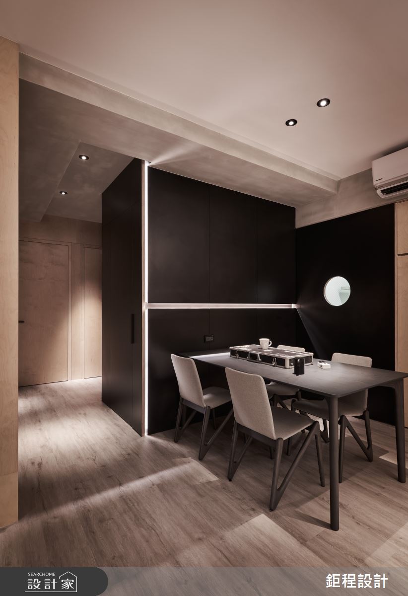 28坪新成屋(5年以下)＿現代風餐廳走廊案例圖片＿鉅程設計＿鉅程_NO.02 Hsinchu-C宅之13