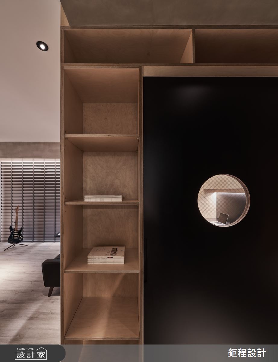 28坪新成屋(5年以下)＿現代風書房案例圖片＿鉅程設計＿鉅程_NO.02 Hsinchu-C宅之16