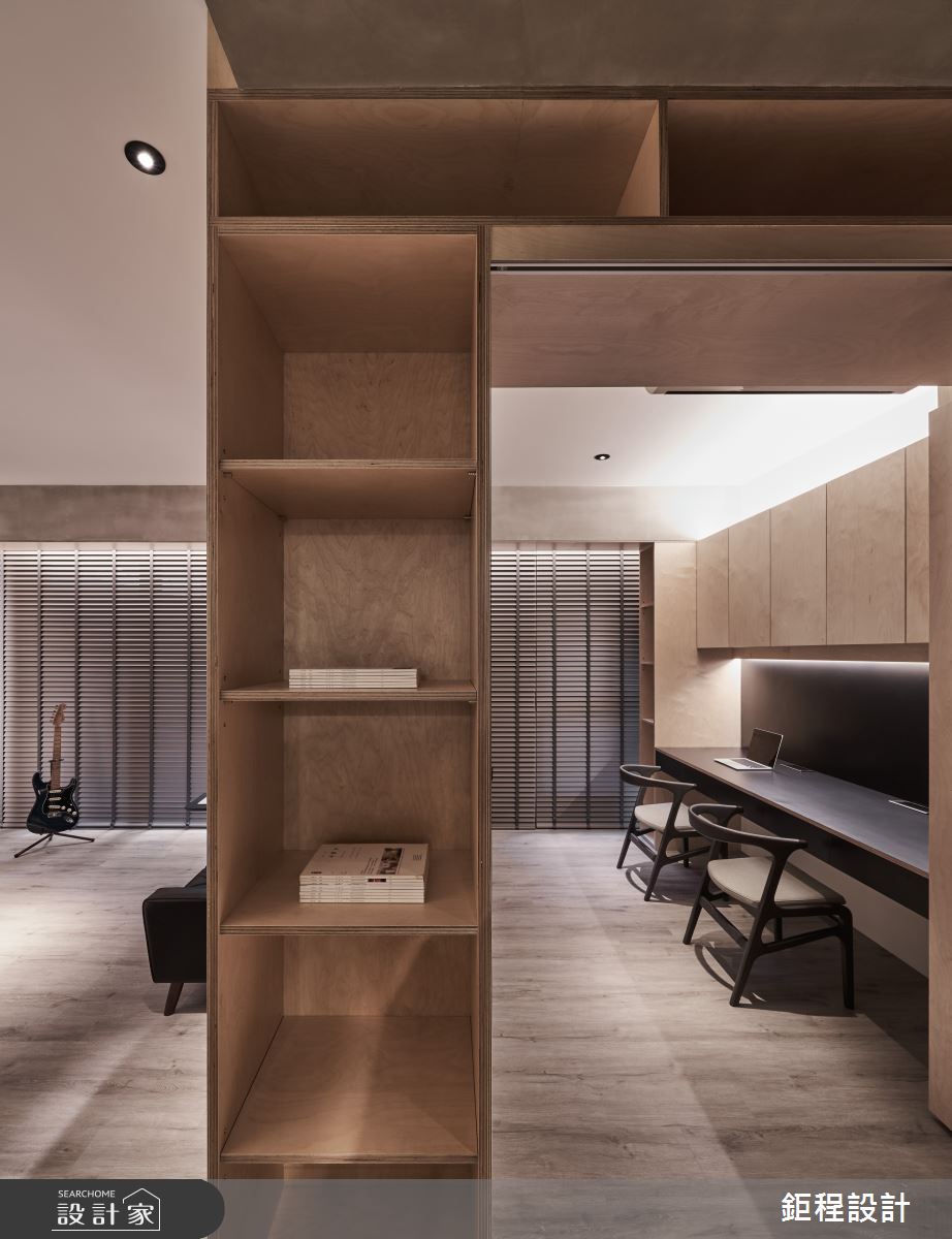 28坪新成屋(5年以下)＿現代風書房案例圖片＿鉅程設計＿鉅程_NO.02 Hsinchu-C宅之17