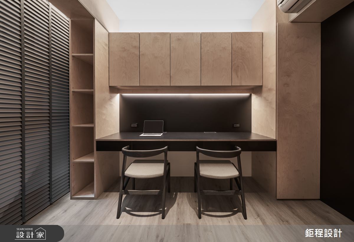 28坪新成屋(5年以下)＿現代風書房案例圖片＿鉅程設計＿鉅程_NO.02 Hsinchu-C宅之18
