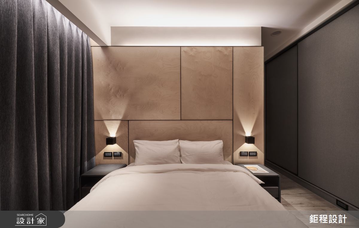 28坪新成屋(5年以下)＿現代風臥室案例圖片＿鉅程設計＿鉅程_NO.02 Hsinchu-C宅之20