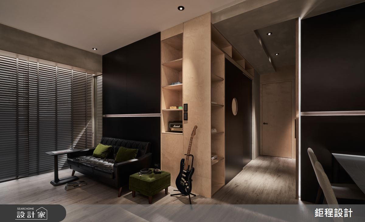 28坪新成屋(5年以下)＿現代風客廳走廊案例圖片＿鉅程設計＿鉅程_NO.02 Hsinchu-C宅之9