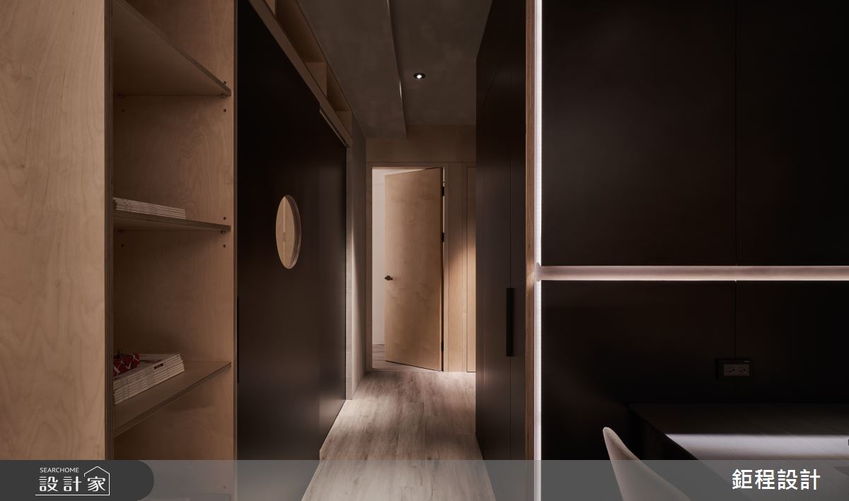 28坪新成屋(5年以下)＿現代風走廊案例圖片＿鉅程設計＿鉅程_NO.02 Hsinchu-C宅之10