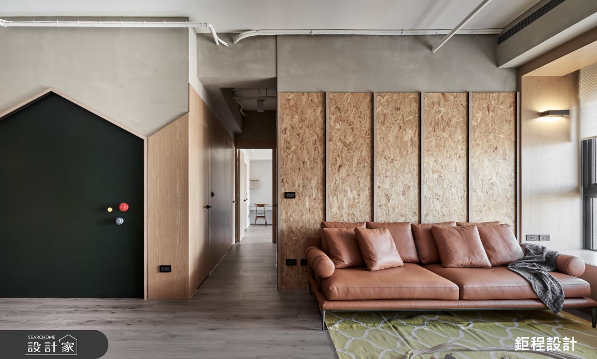 35坪新成屋(5年以下)＿混搭風客廳案例圖片＿鉅程設計＿鉅程_NO.04 New Taipei City-H宅之9