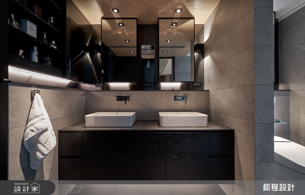 50坪中古屋(5~15年)＿現代風浴室案例圖片＿鉅程設計＿鉅程_NO.05 Taipei-A宅之12