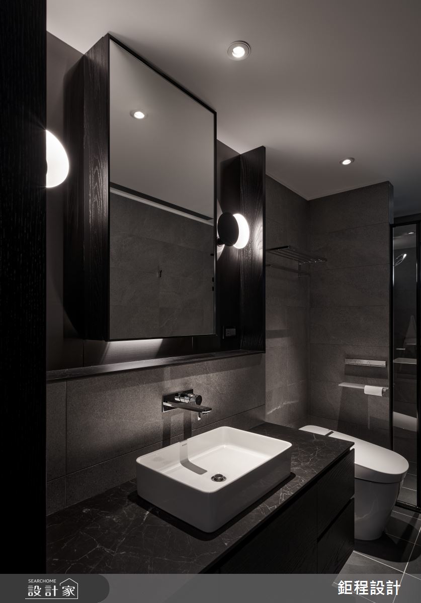 50坪中古屋(5~15年)＿現代風浴室案例圖片＿鉅程設計＿鉅程_NO.05 Taipei-A宅之21