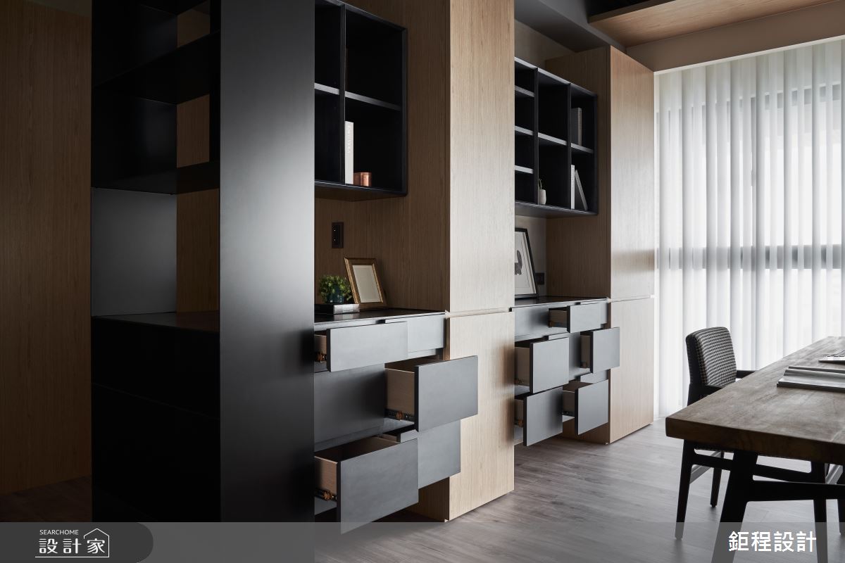 35坪新成屋(5年以下)＿現代風書房案例圖片＿鉅程設計＿鉅程_NO.06 New Taipei City-F宅之18