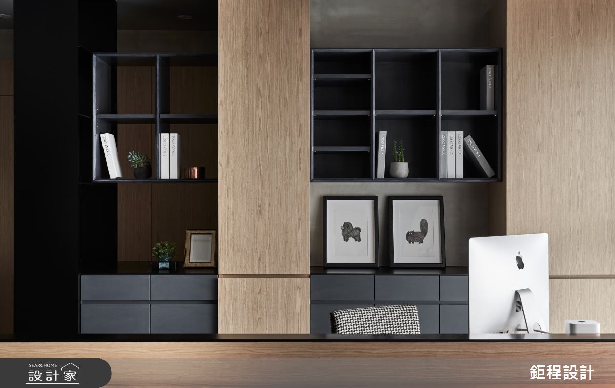 35坪新成屋(5年以下)＿現代風書房案例圖片＿鉅程設計＿鉅程_NO.06 New Taipei City-F宅之20