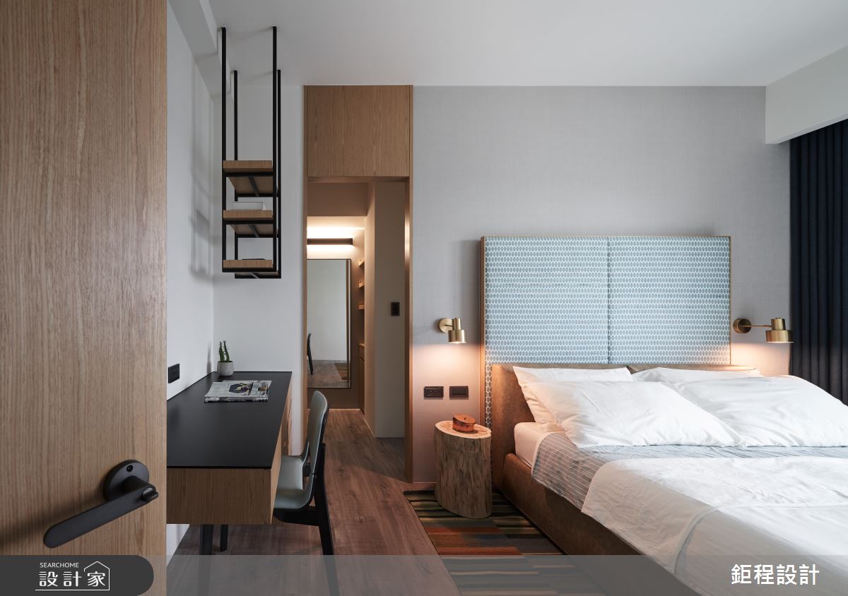 35坪新成屋(5年以下)＿現代風臥室案例圖片＿鉅程設計＿鉅程_NO.06 New Taipei City-F宅之23