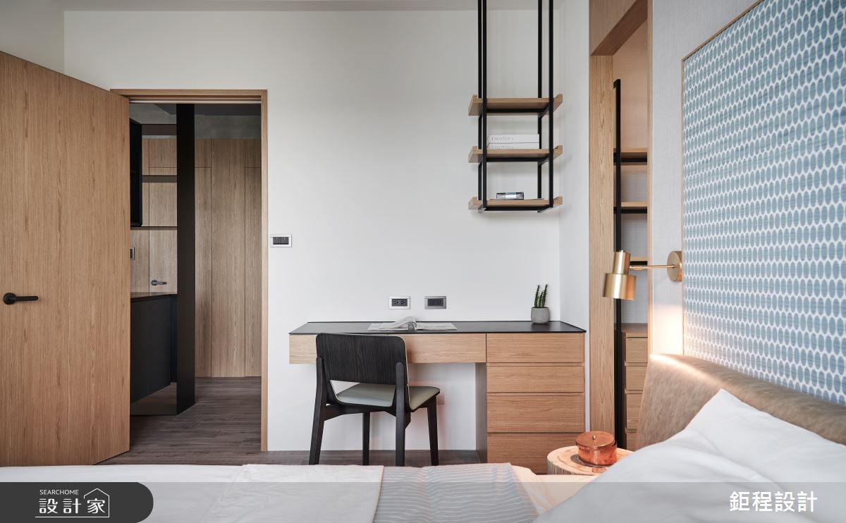 35坪新成屋(5年以下)＿現代風臥室案例圖片＿鉅程設計＿鉅程_NO.06 New Taipei City-F宅之25
