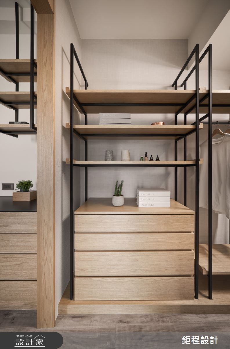 35坪新成屋(5年以下)＿現代風更衣間案例圖片＿鉅程設計＿鉅程_NO.06 New Taipei City-F宅之27