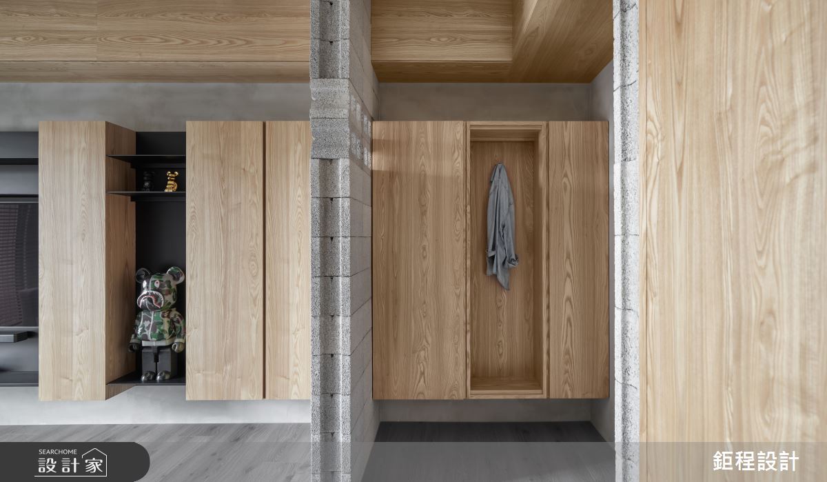 35坪新成屋(5年以下)＿混搭風玄關客廳案例圖片＿鉅程設計＿鉅程_NO.07 Taoyuan-Y宅之5