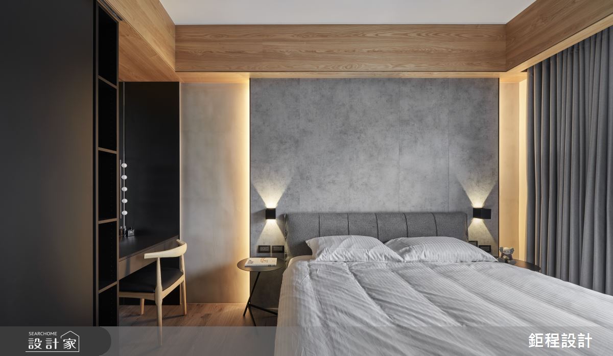 35坪新成屋(5年以下)＿混搭風臥室案例圖片＿鉅程設計＿鉅程_NO.07 Taoyuan-Y宅之18