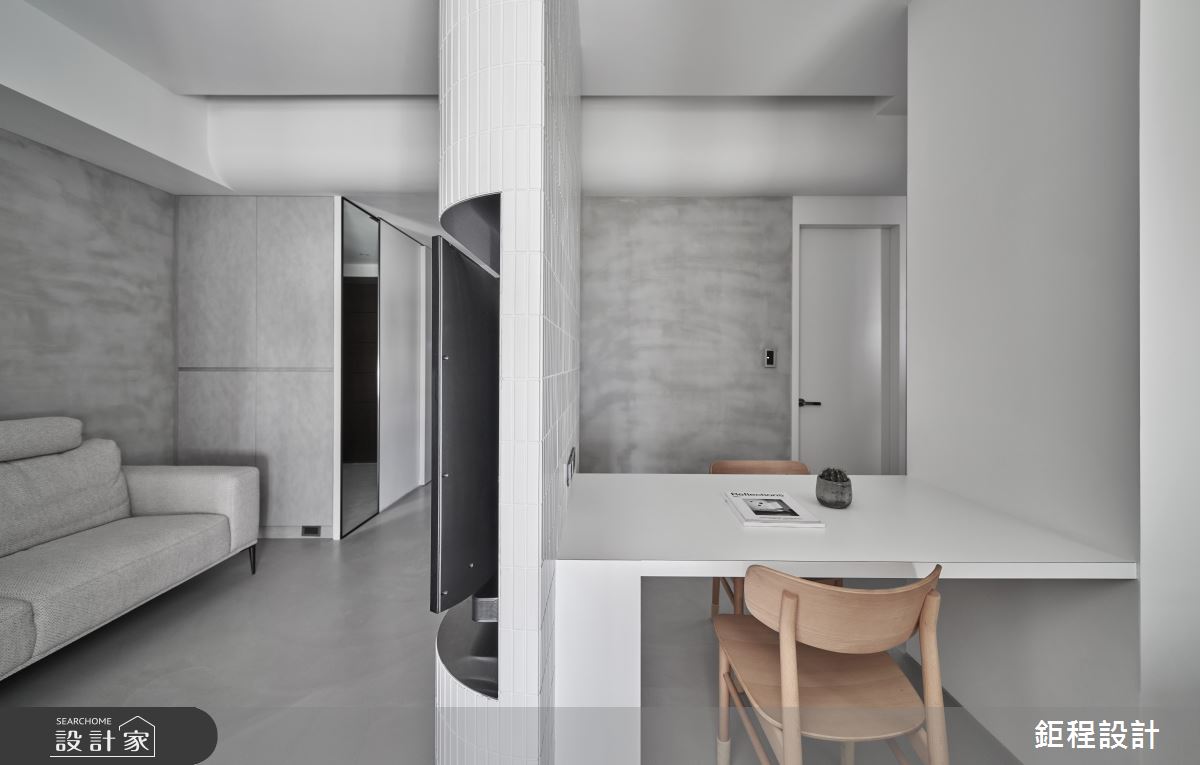 14坪新成屋(5年以下)＿現代風客廳餐廳案例圖片＿鉅程設計＿鉅程_NO.08 New Taipei City-T宅之9