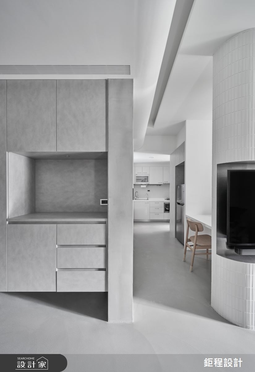 14坪新成屋(5年以下)＿現代風客廳餐廳走廊案例圖片＿鉅程設計＿鉅程_NO.08 New Taipei City-T宅之13