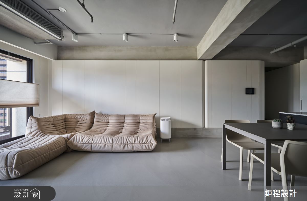 26坪新成屋(5年以下)＿現代風客廳餐廳案例圖片＿鉅程設計＿鉅程_NO.09 Taoyuan-C宅之4