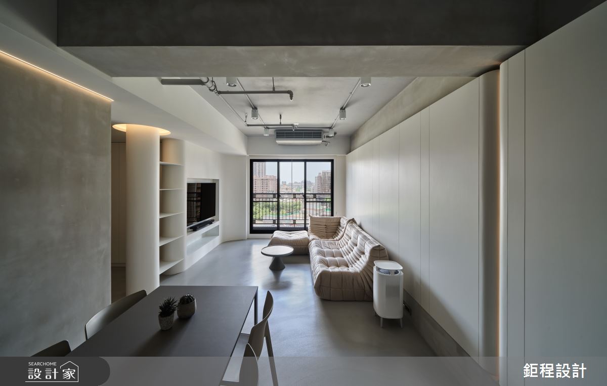 26坪新成屋(5年以下)＿現代風客廳餐廳案例圖片＿鉅程設計＿鉅程_NO.09 Taoyuan-C宅之7