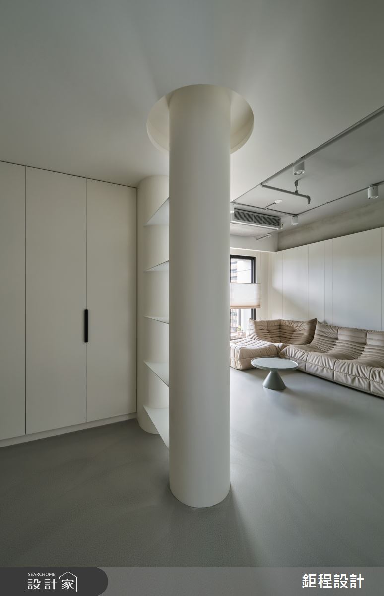 26坪新成屋(5年以下)＿現代風玄關客廳案例圖片＿鉅程設計＿鉅程_NO.09 Taoyuan-C宅之9