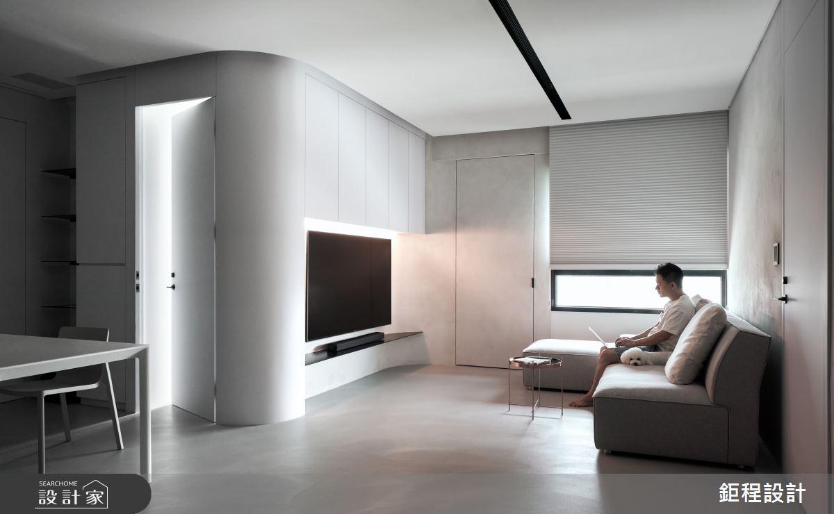 27坪新成屋(5年以下)＿現代風客廳餐廳案例圖片＿鉅程設計＿鉅程_NO.10 Banqiao-C宅之4
