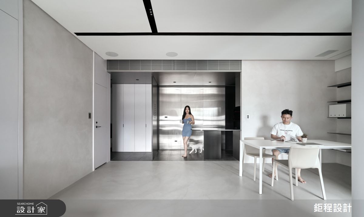 27坪新成屋(5年以下)＿現代風餐廳中島案例圖片＿鉅程設計＿鉅程_NO.10 Banqiao-C宅之10