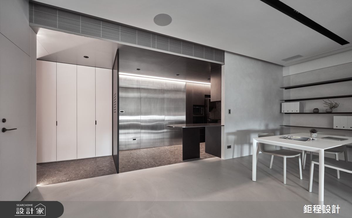 27坪新成屋(5年以下)＿現代風餐廳中島案例圖片＿鉅程設計＿鉅程_NO.10 Banqiao-C宅之15