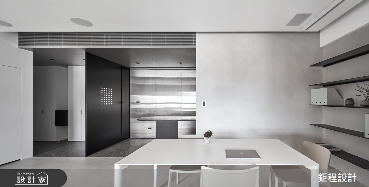 27坪新成屋(5年以下)＿現代風餐廳中島案例圖片＿鉅程設計＿鉅程_NO.10 Banqiao-C宅之17