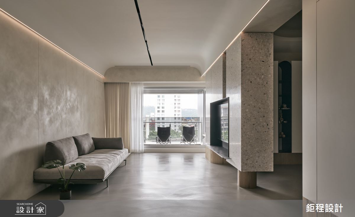 40坪新成屋(5年以下)＿混搭風客廳案例圖片＿鉅程設計＿鉅程_NO.14 Taipei-L宅之3