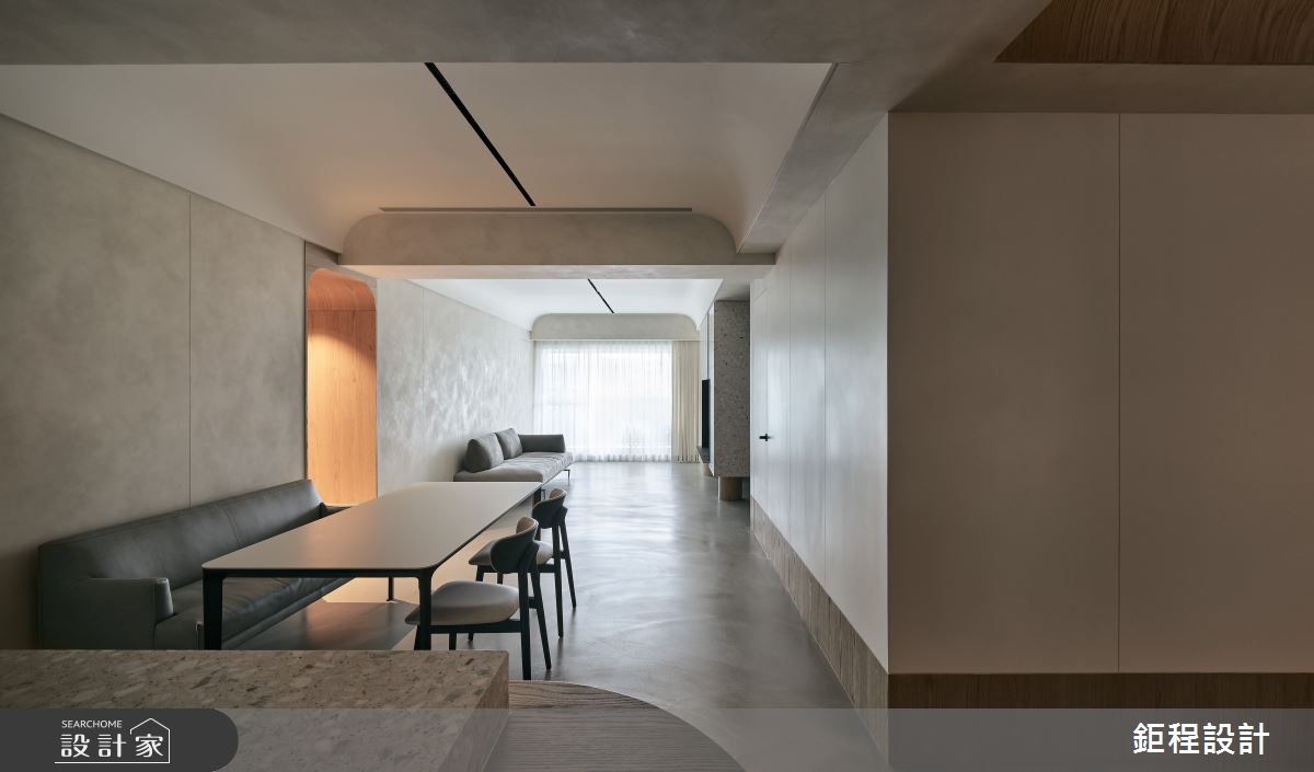 40坪新成屋(5年以下)＿混搭風客廳餐廳案例圖片＿鉅程設計＿鉅程_NO.14 Taipei-L宅之7