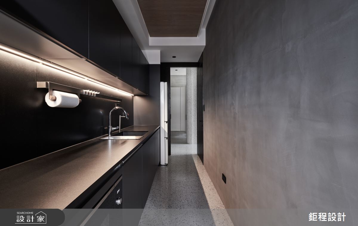 28坪新成屋(5年以下)＿現代風廚房案例圖片＿鉅程設計＿鉅程_NO.15 Taipei-C宅之18