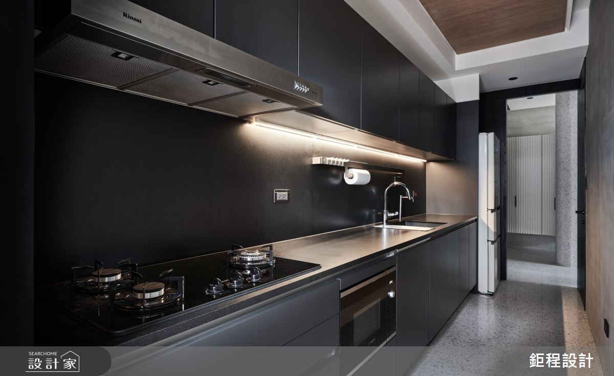 28坪新成屋(5年以下)＿現代風廚房案例圖片＿鉅程設計＿鉅程_NO.15 Taipei-C宅之19